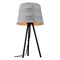 Modern Home 22.5&#x22; Gray and Black Modern Style Powder Coated Table Lamp